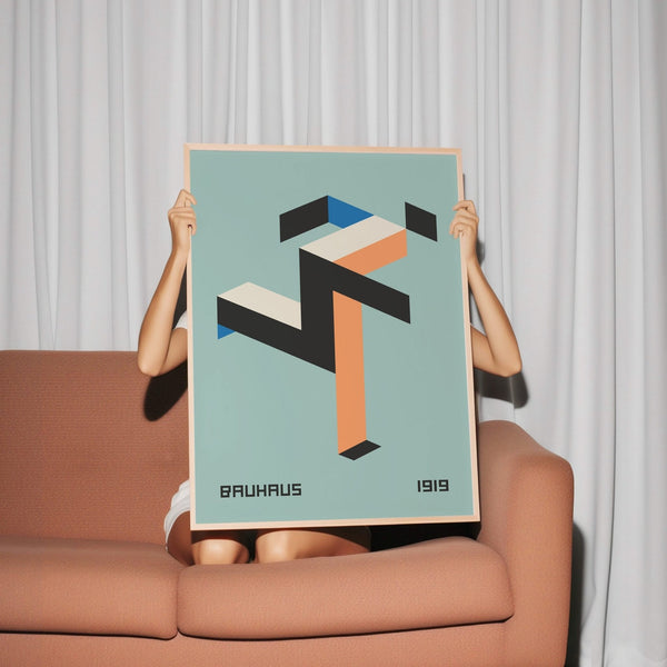 1919 Running Man Teal by Bauhaus