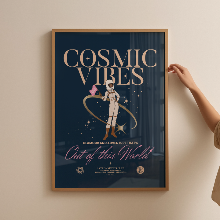 Barbie Cosmic Vibes Portrait Print