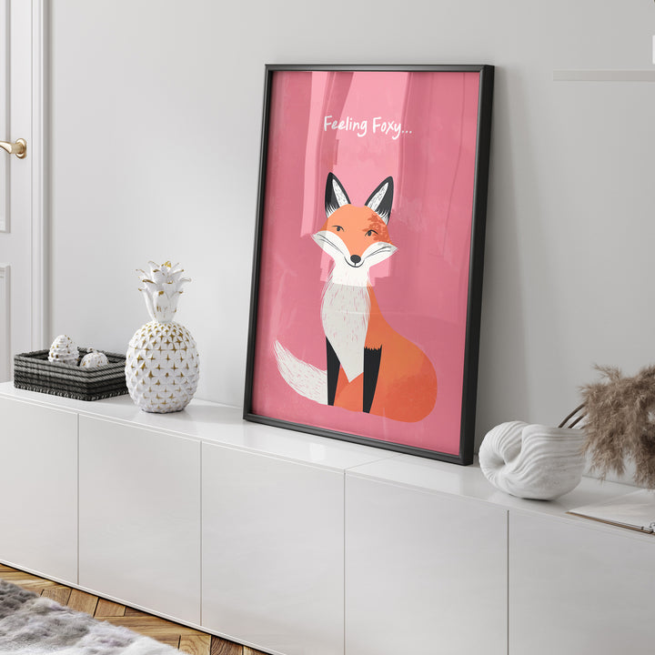 Feeling Foxy,gallery wall,timber border