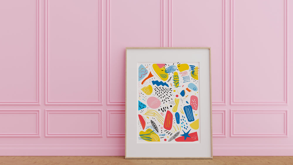 Pattern Haze Kids Print,poster,gallery wall,timber border