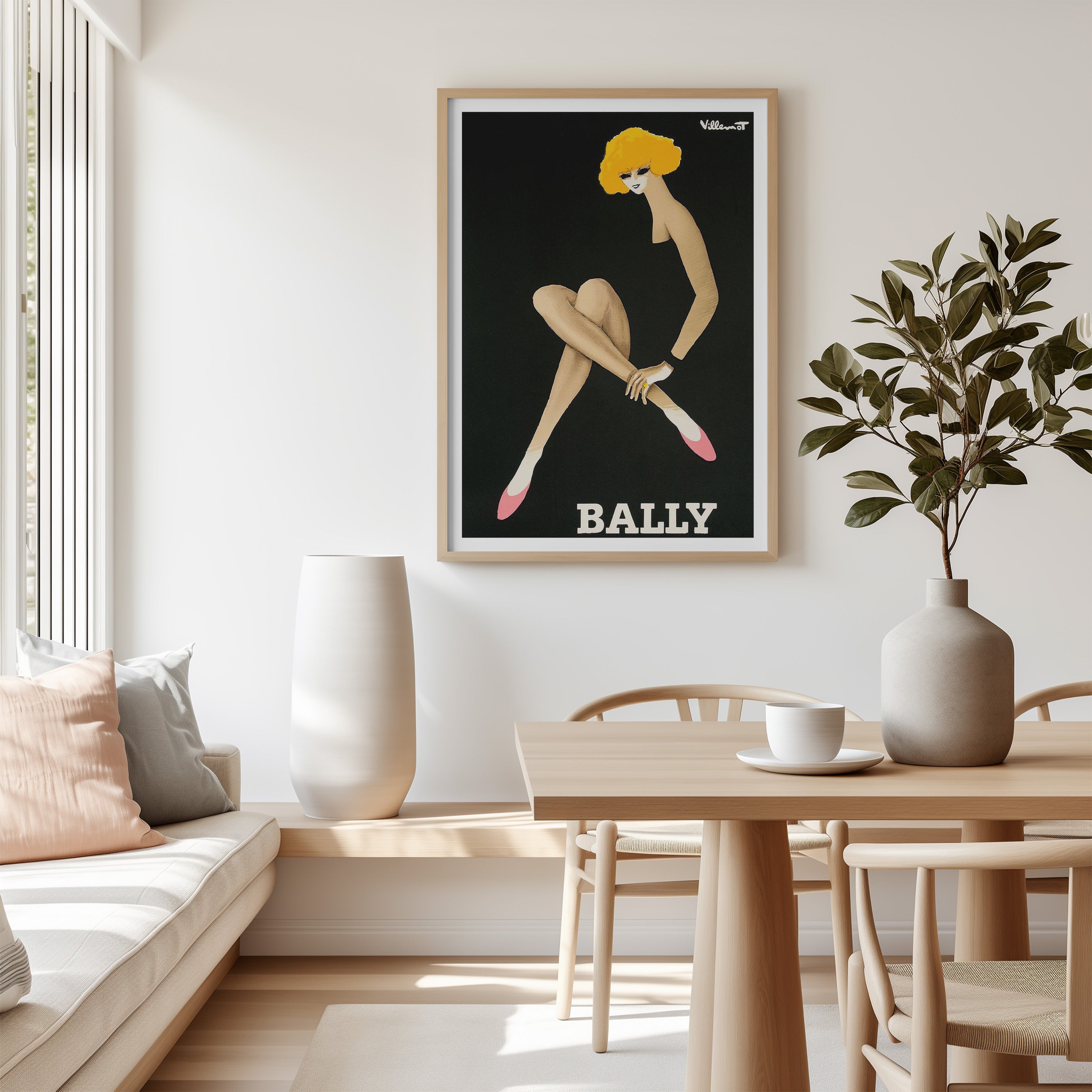 Bally Blonde Woman 1982 VintageStyle My Wall Photography Wall Art