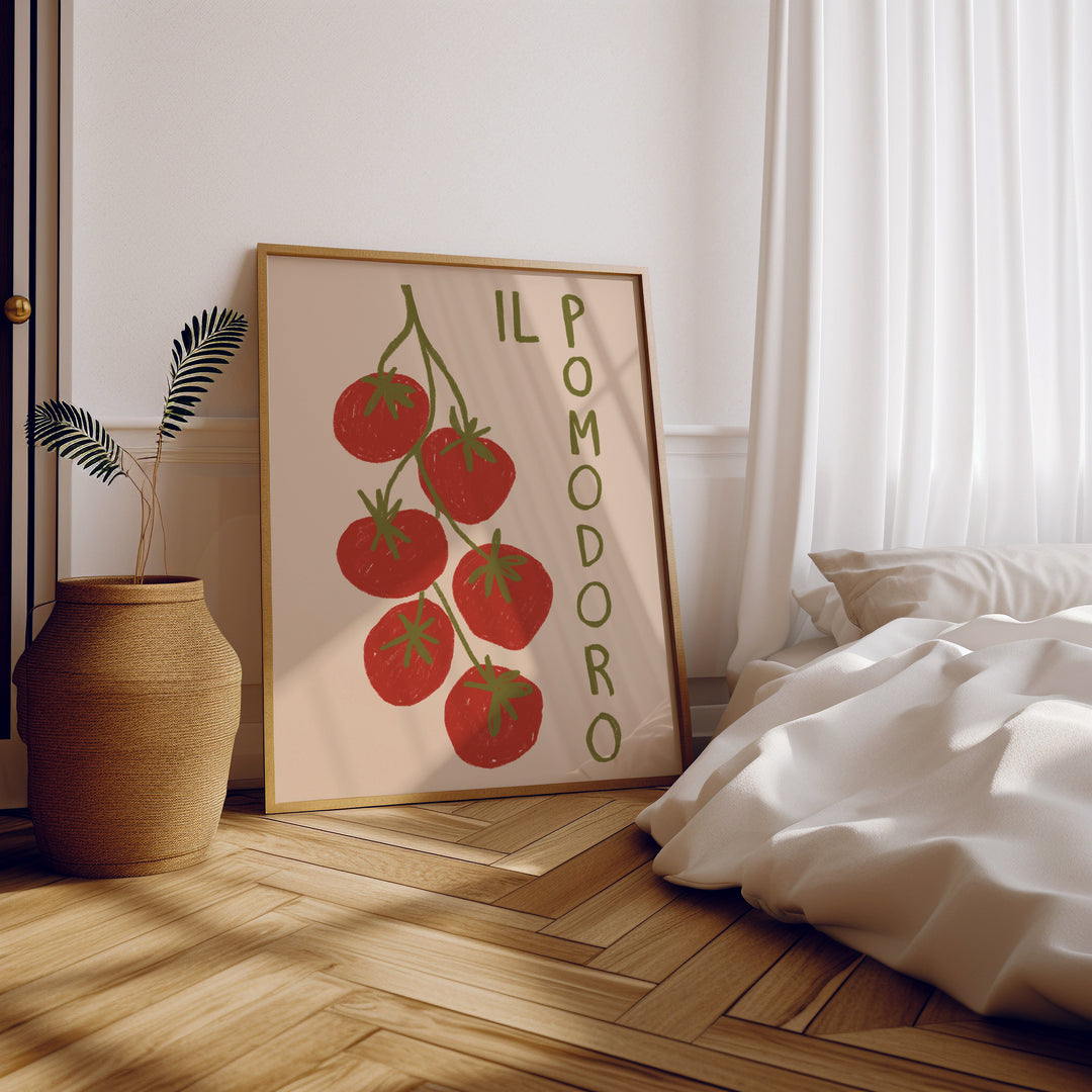 Il Pomodoro Wall Art by Lucia Sankovic,bedroom