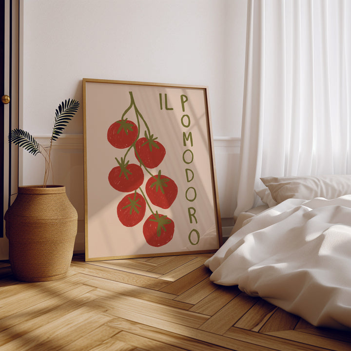 Il Pomodoro Wall Art by Lucia Sankovic,bedroom