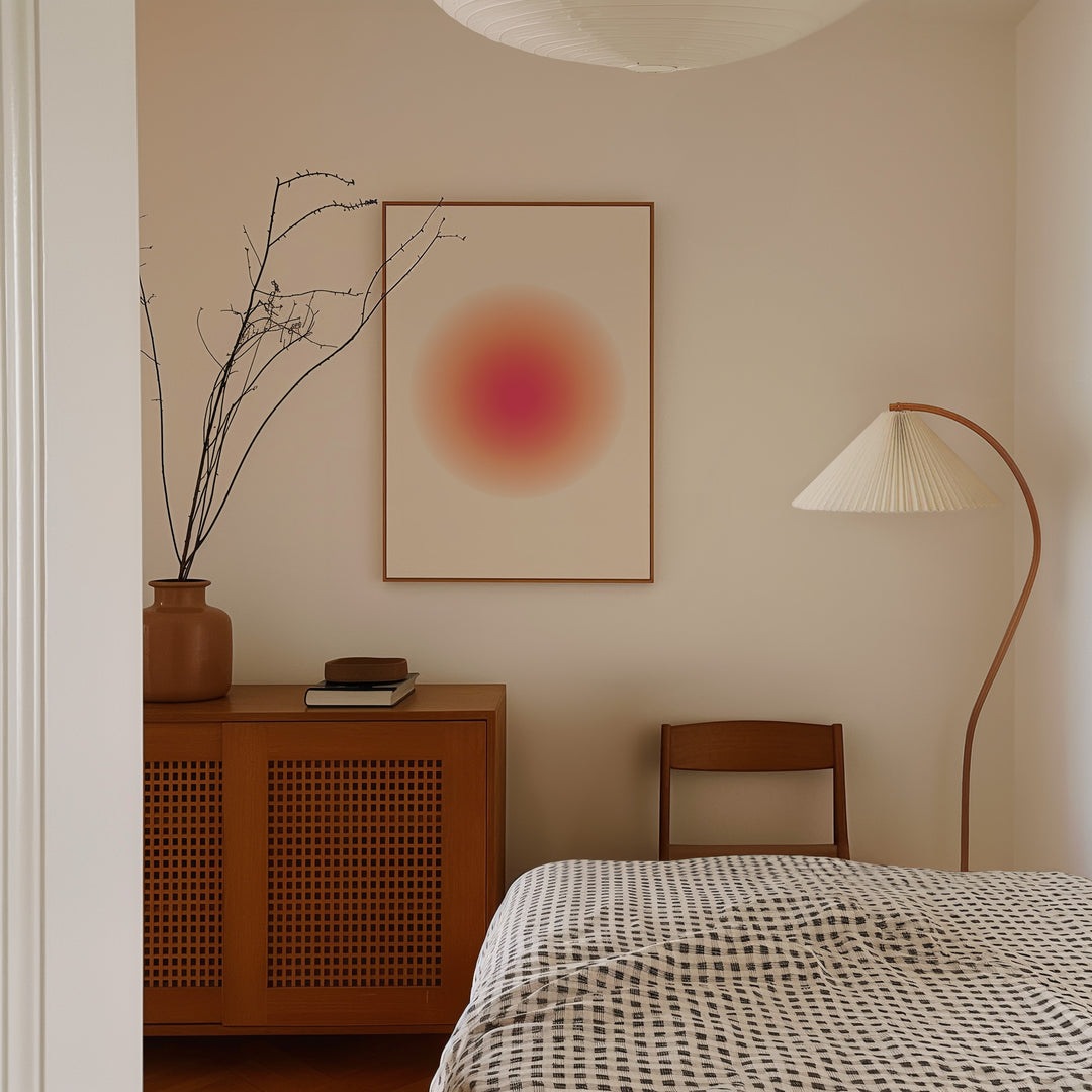 Abundance Aura Poster Artwork,bedroom,timber border