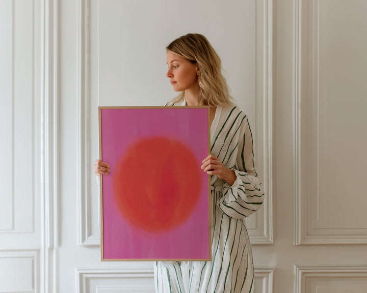 Pink Aura Artwork,gallery,timber border