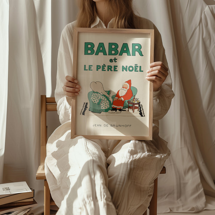 Babar at Christmas,room,timber border