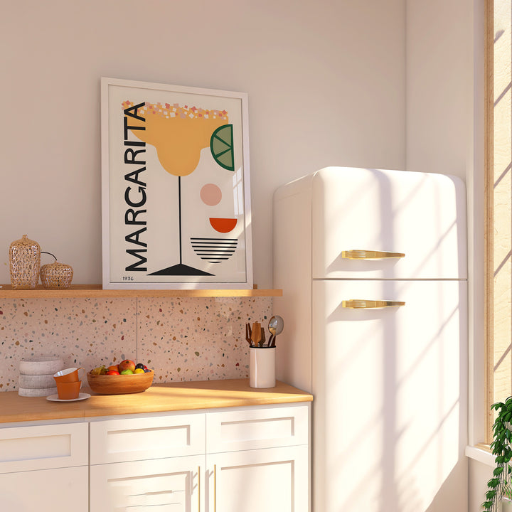 Margarita 1936 Kitchen Print,kitchen,white border