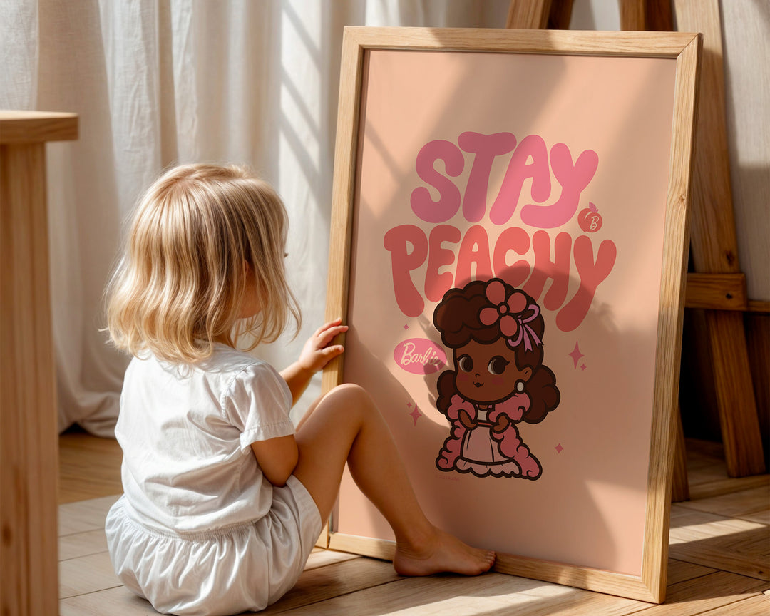 Barbie Stay Peachy Wall Art