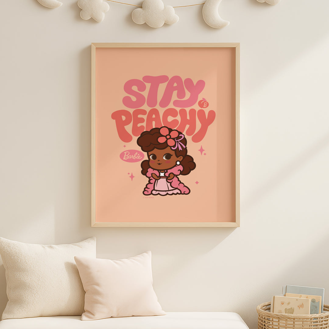 Barbie Stay Peachy Wall Art