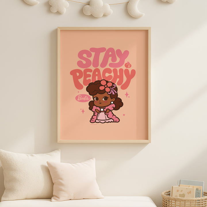 Barbie Stay Peachy Wall Art
