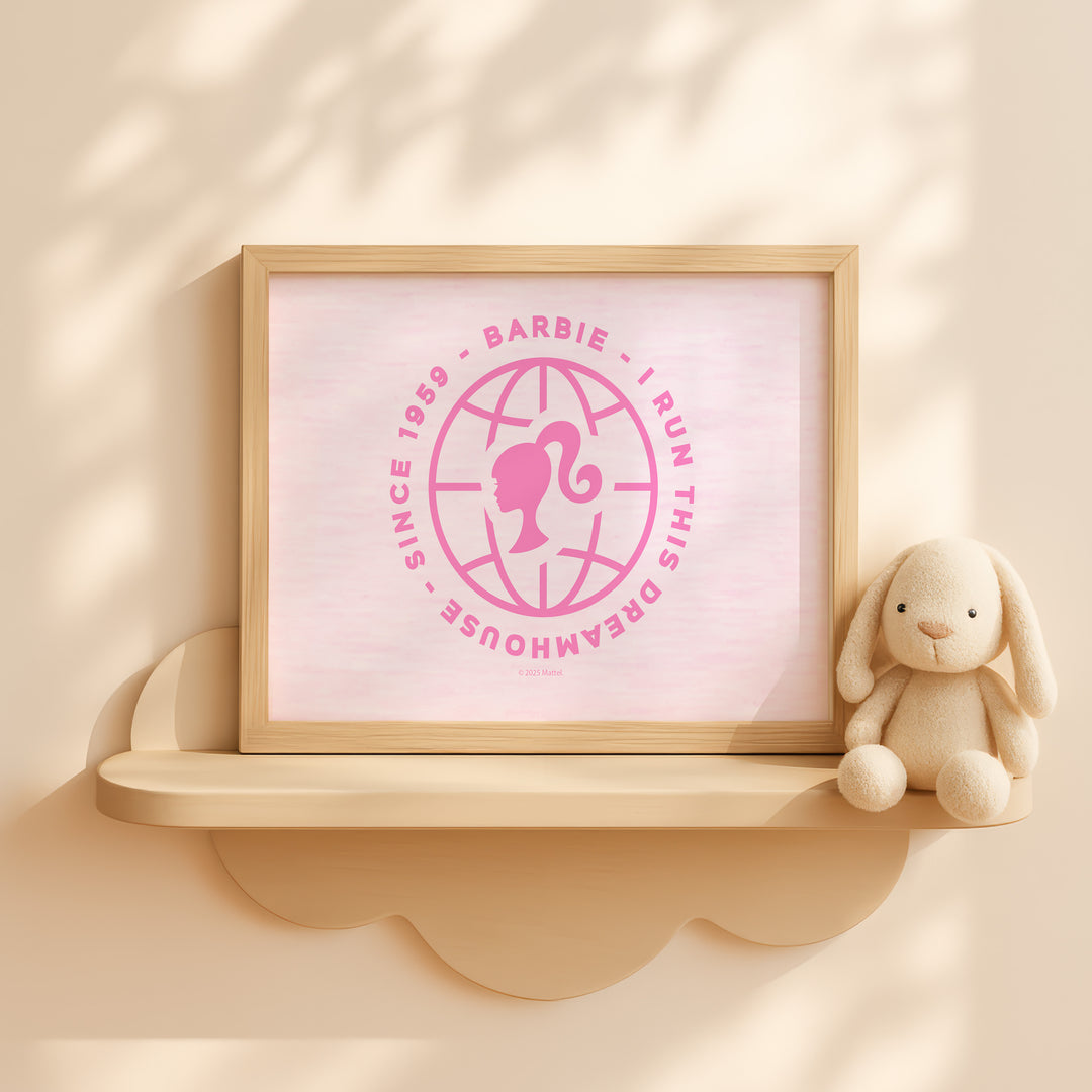 Barbie I run this Dreamhouse Landscape Print