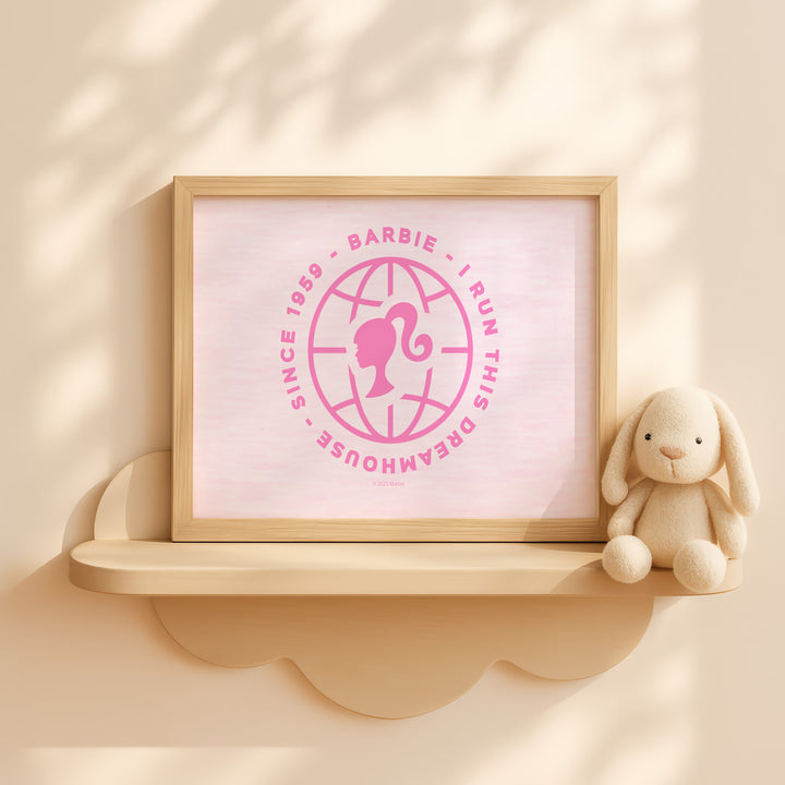 Barbie I run this Dreamhouse Landscape Print
