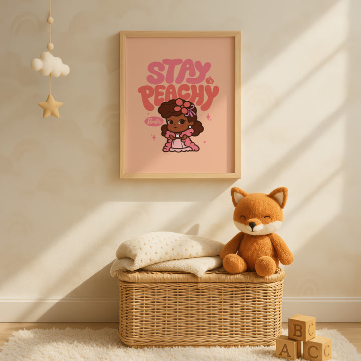 Barbie Stay Peachy Wall Art