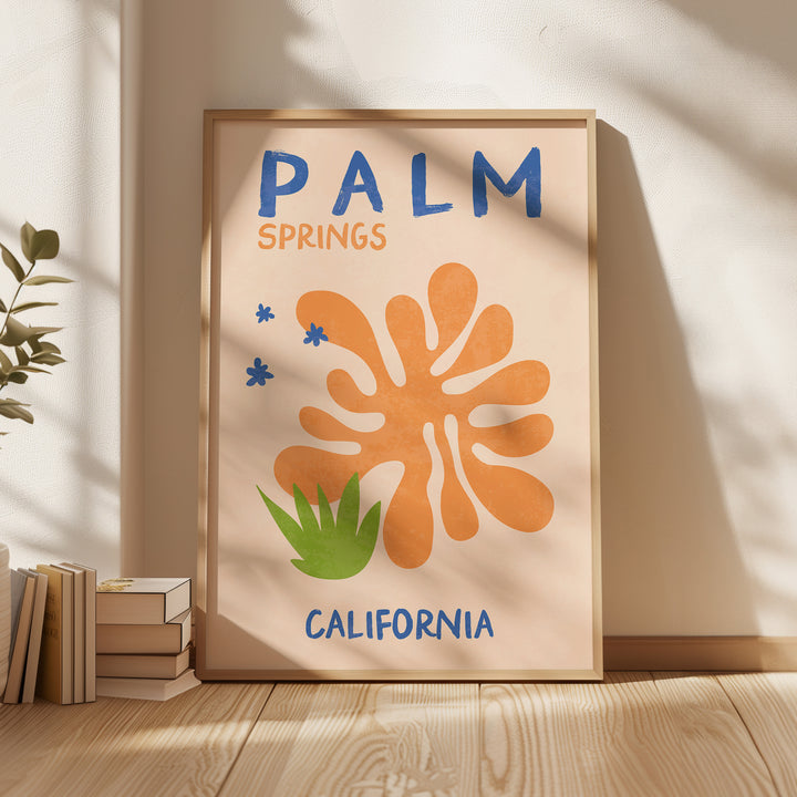 Palm Springs California Wall,gallery wall,timber border