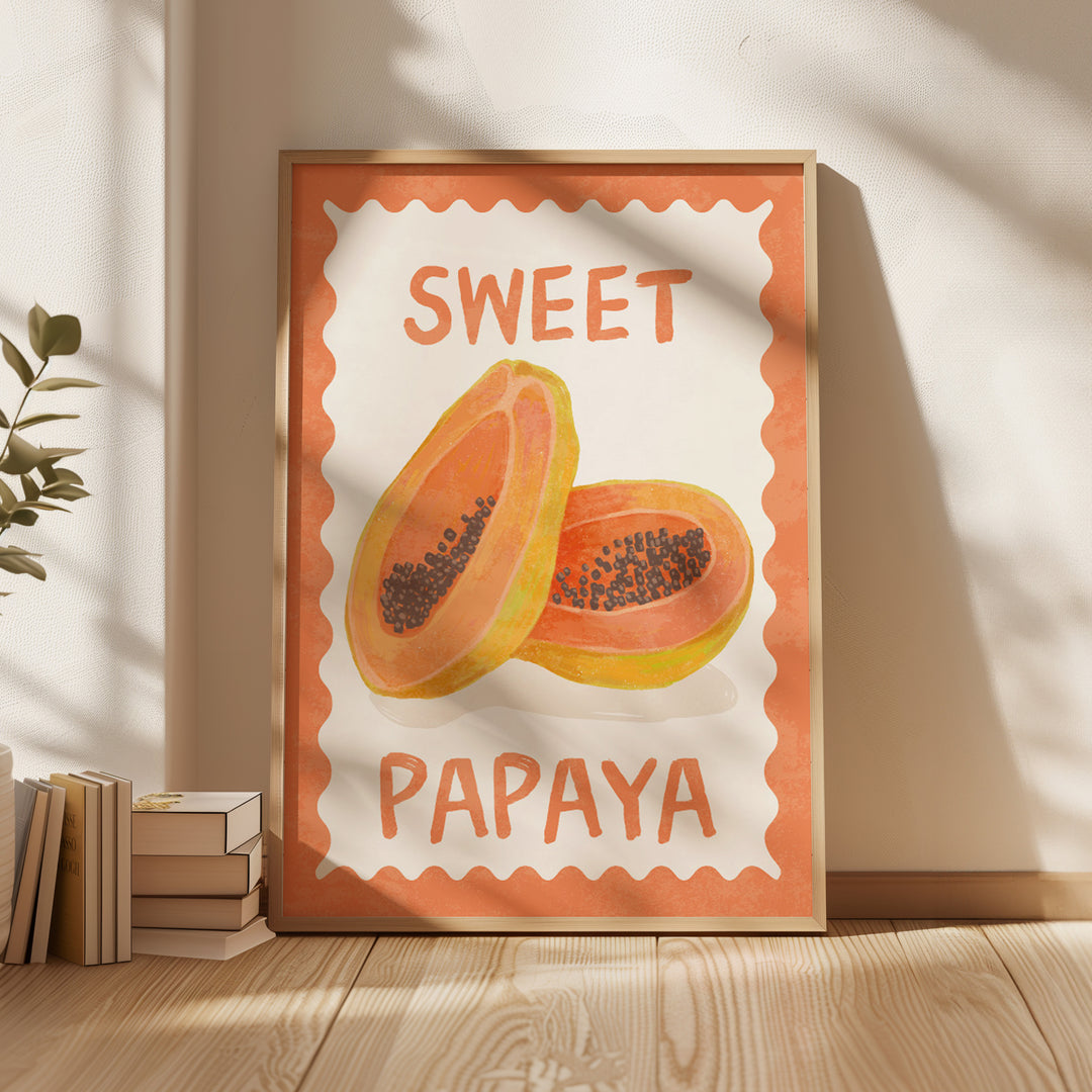 Sweet papaya,gallery wall,hall way,livingroom,timber border