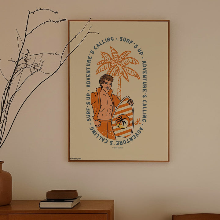 Barbie Adventures Calling Surfs Up Print