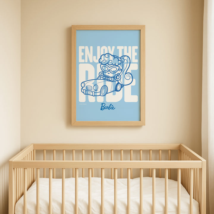 Barbie Enjoy The Ride Portrait Print