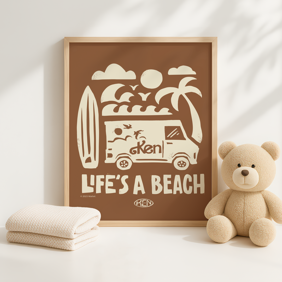 Barbie Life's a Beach Ken Print