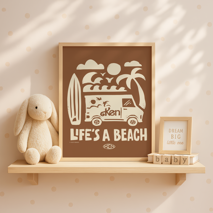 Barbie Lifes a Beach Ken Print