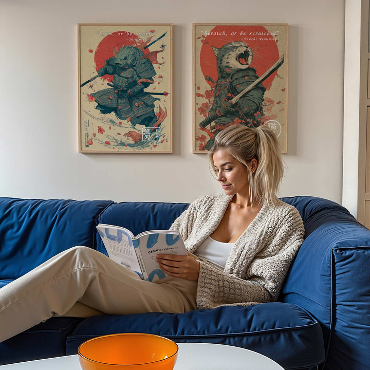 Claw and Fin Set of 2 Japanese Posters