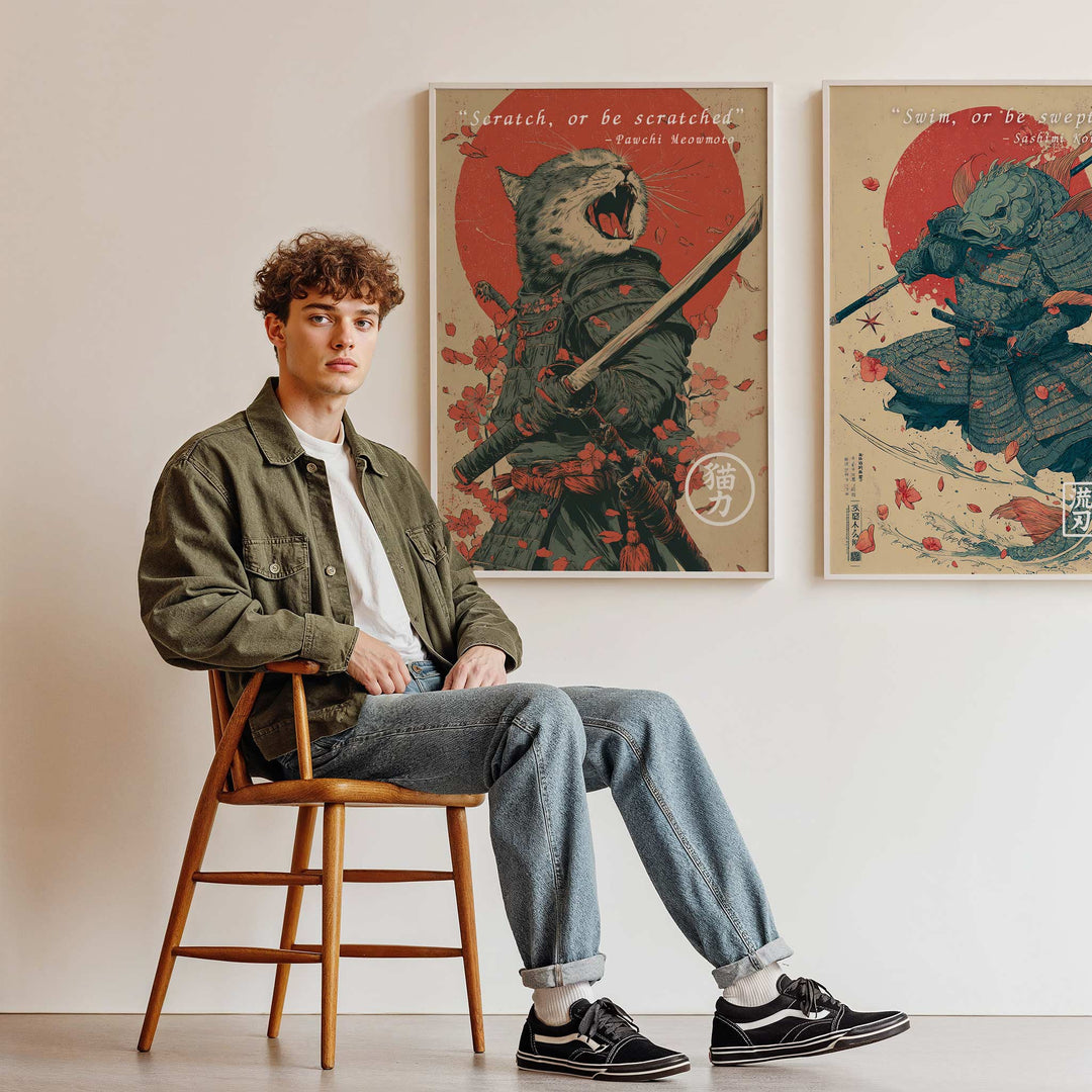 Claw and Fin Set of 2 Japanese Posters