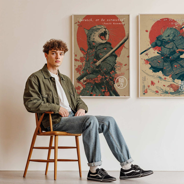 Claw and Fin Set of 2 Japanese Posters