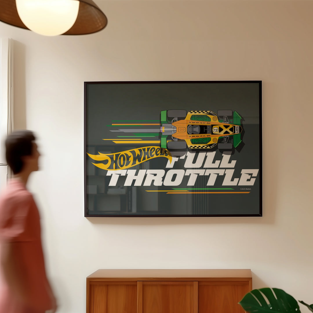 Hot Wheels Full Throttle Landscape Print