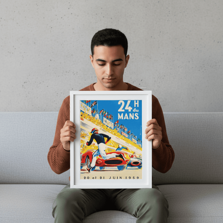 24 Hours of Le Mans 1959 Vintage Poster wall - art - picture - poster