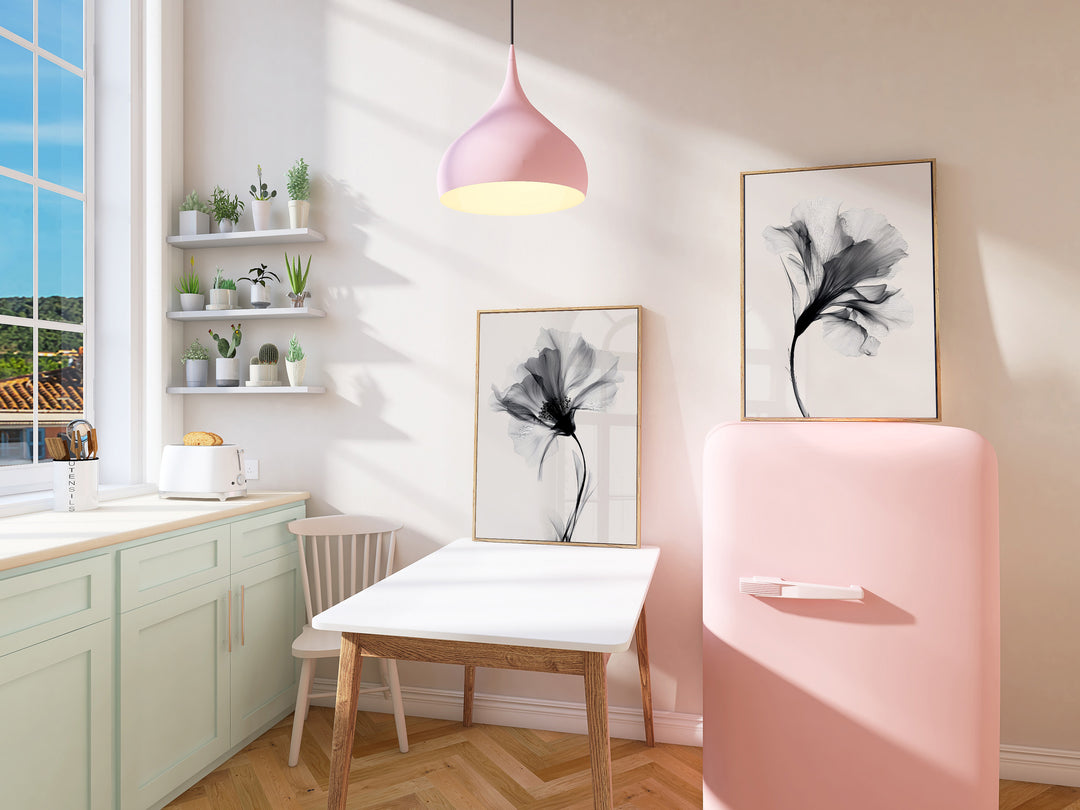 Swan Flower Set of 2 Abstract Prints