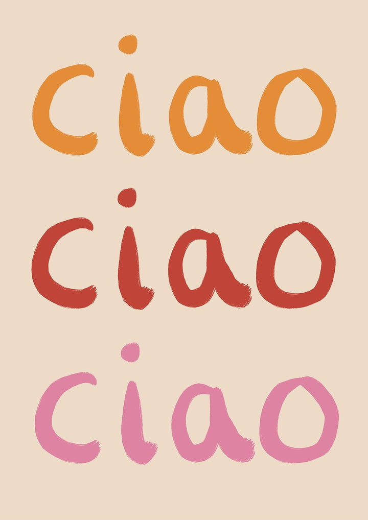 3 Ciao by Lucia Sankovic - Style My Wall,frame