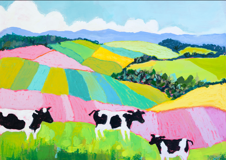 Hinterland Cows by Julia Ockert,frame