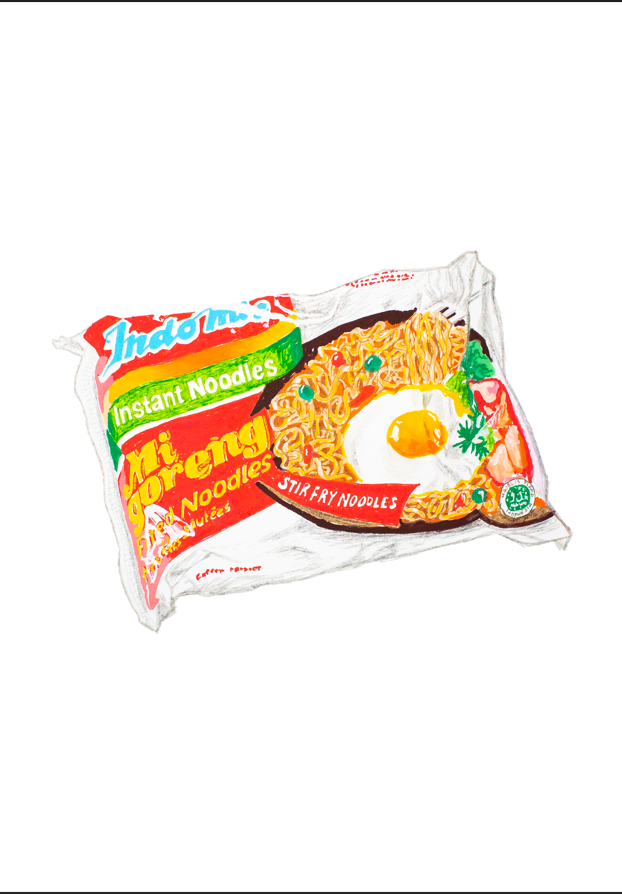 Migoreng Art Print by Julia Ockert,frame