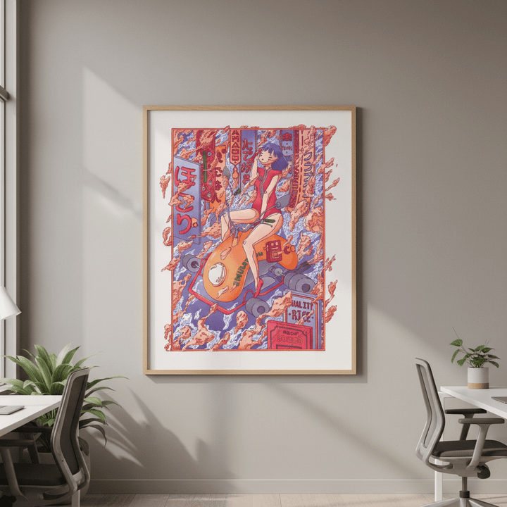 96mph by Lauren Ly wall - art - picture - poster