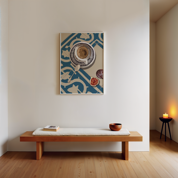 A Coffee Dream Wall Art,gallerywalll,timber border