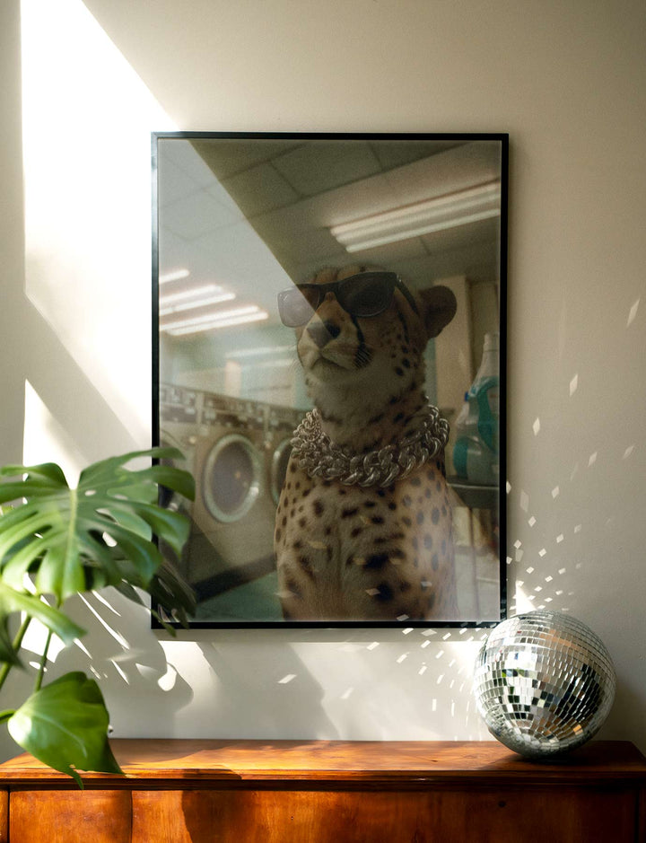 Leopard Chores Wall Art