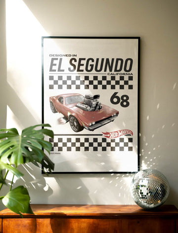 Hot Wheels Designed in California 68 Retro | Art Print