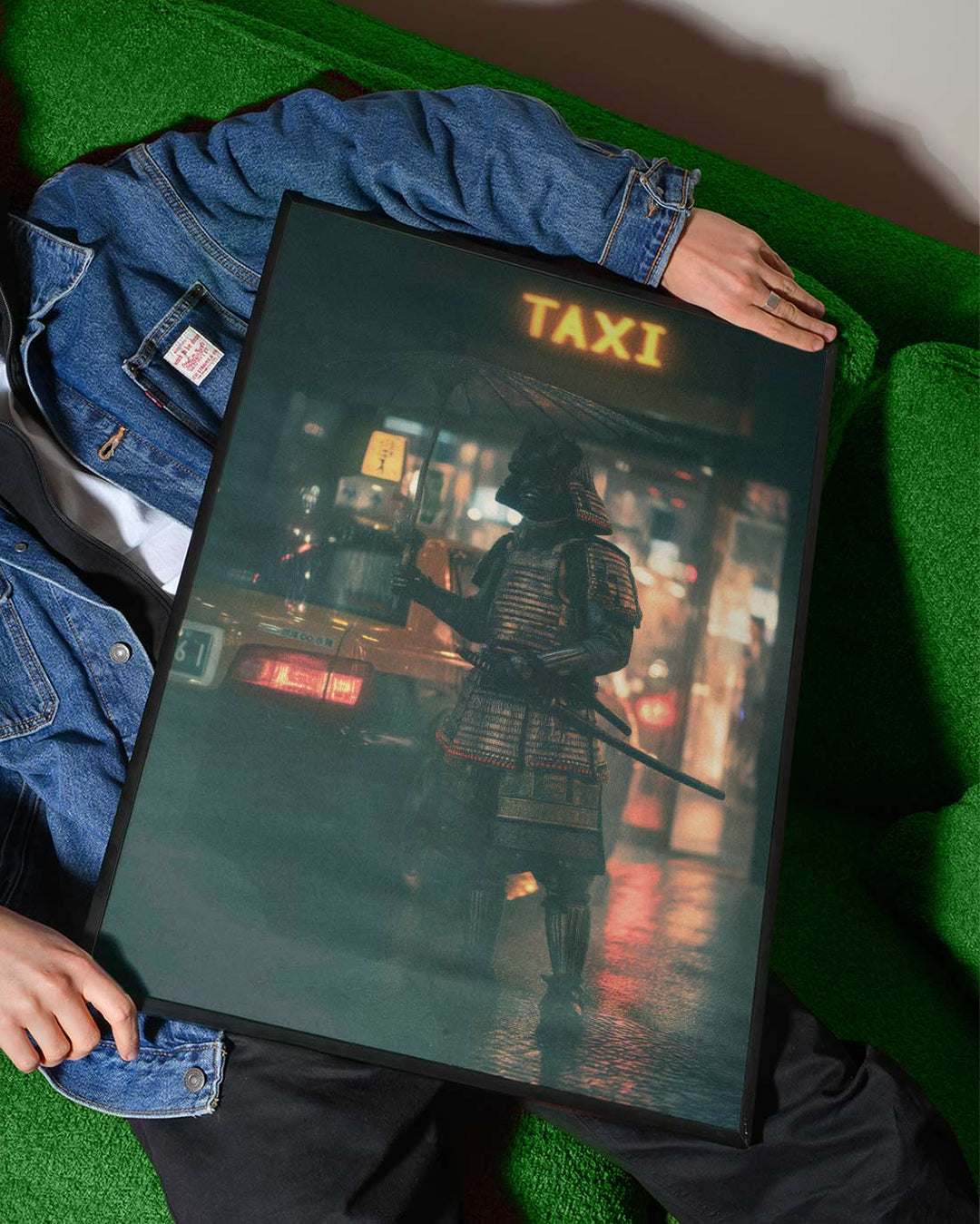 Samurai City Rush Wall Art