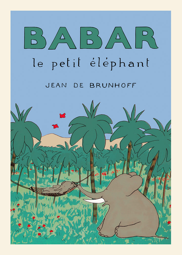 Babar Nature in Blue,frame