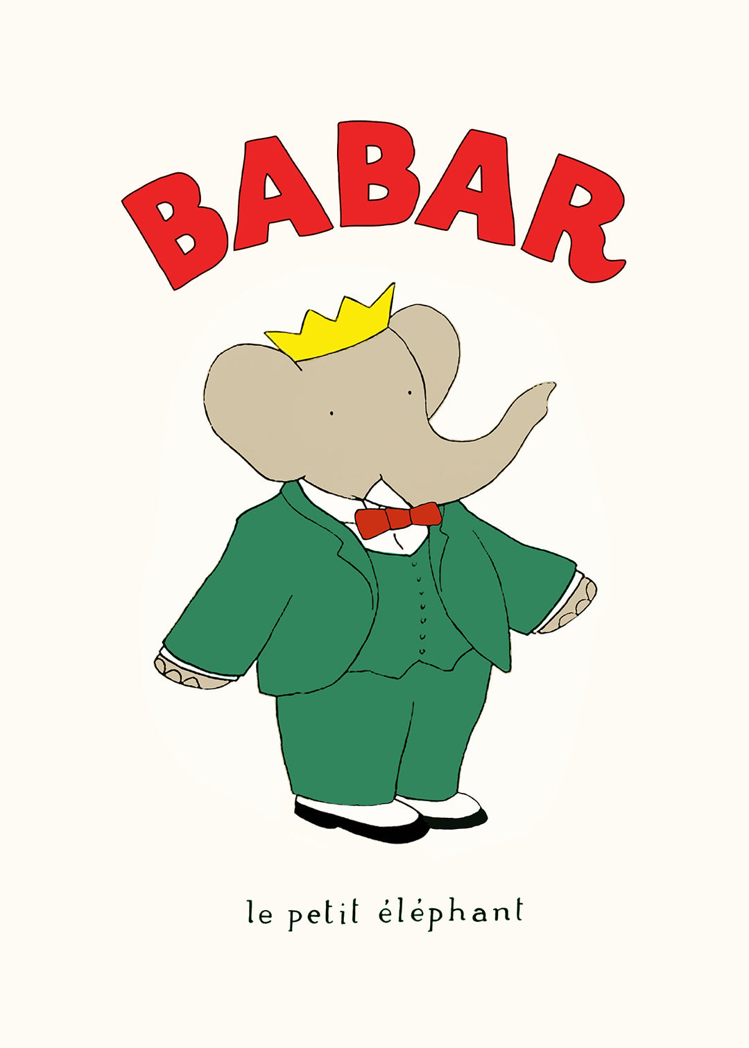 Babar The Original Kids Print,frame