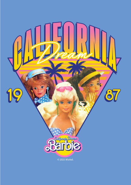Barbie California Dream 1987 Retro Print