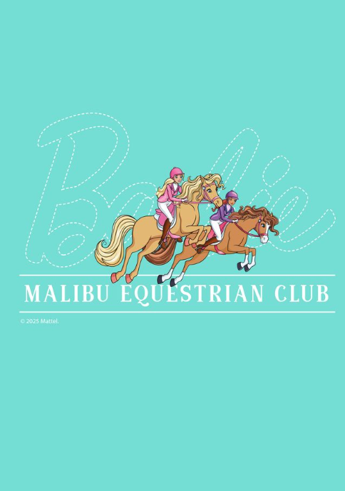 Barbie Malibu Equestrian Club Poster,frame