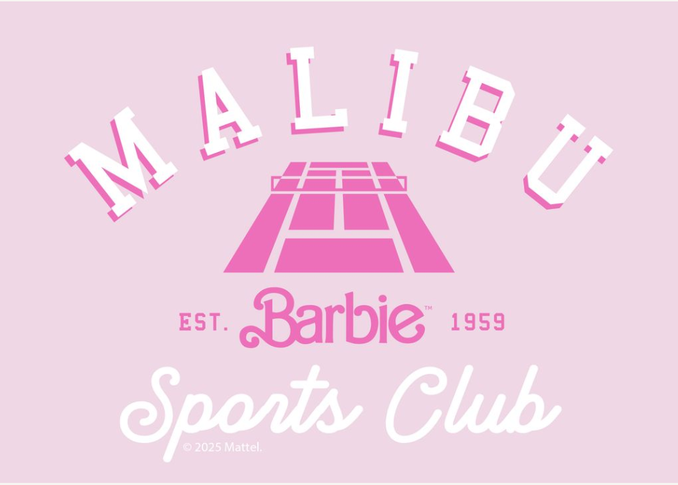 Barbie Malibu Sports Club Landscape Print,frame