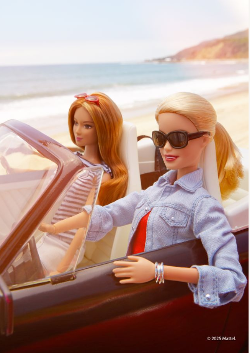 Barbie Ocean Drive Print,frame