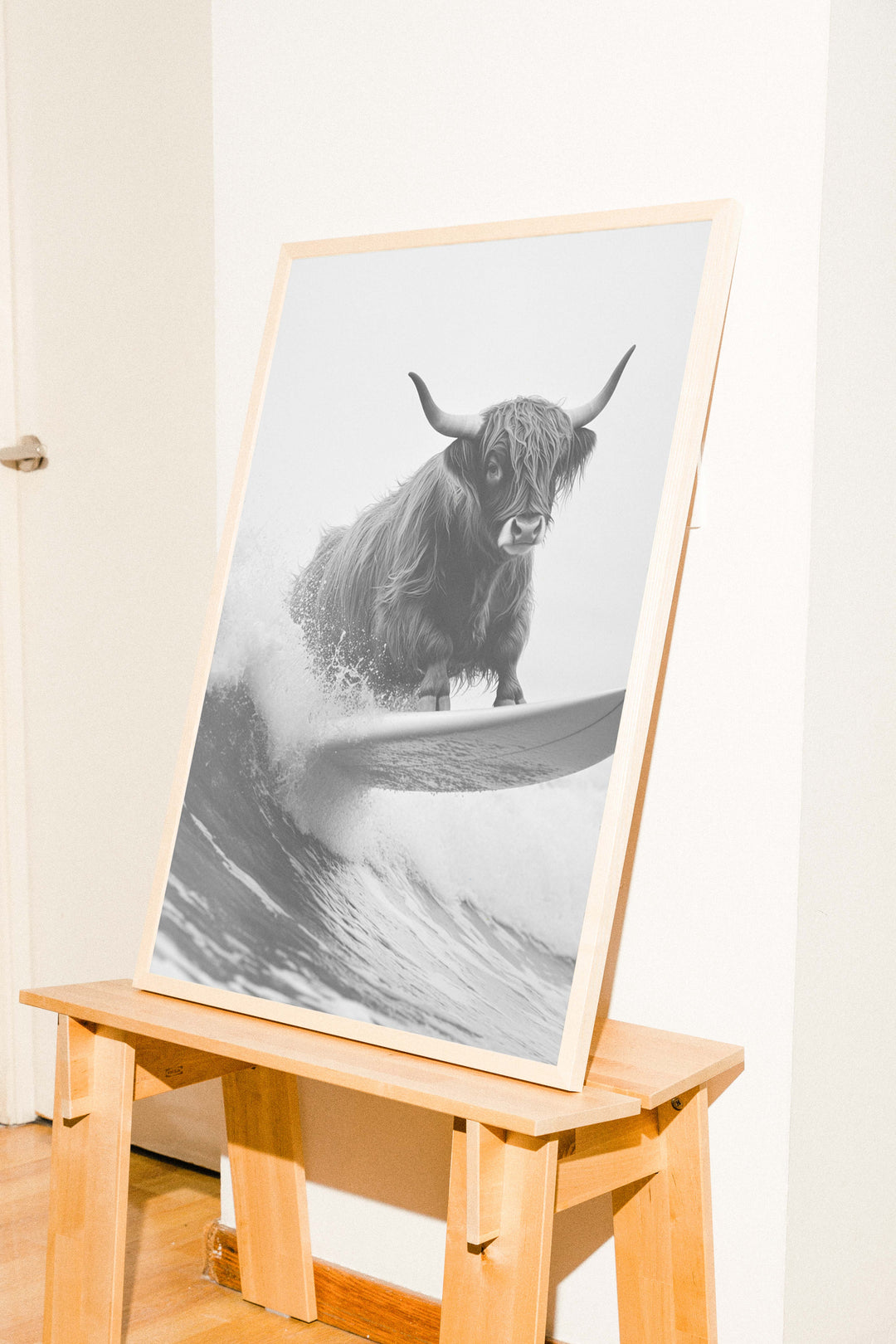 Highland Cow Surf 4-5,gallery,timber border