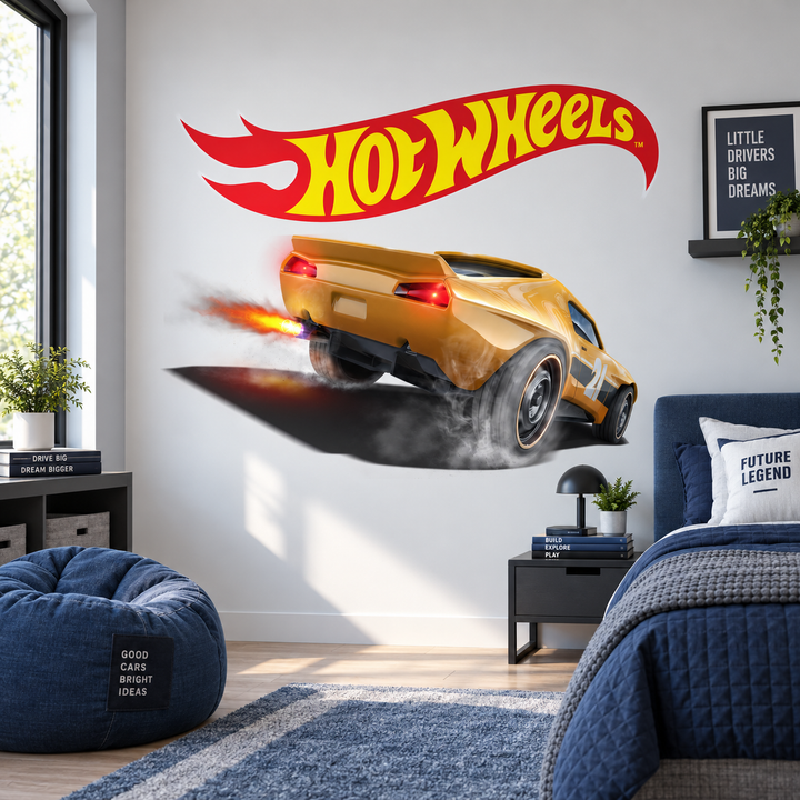 Hot Wheels: Blaze Runner Wall Car Kids Sticker Decal