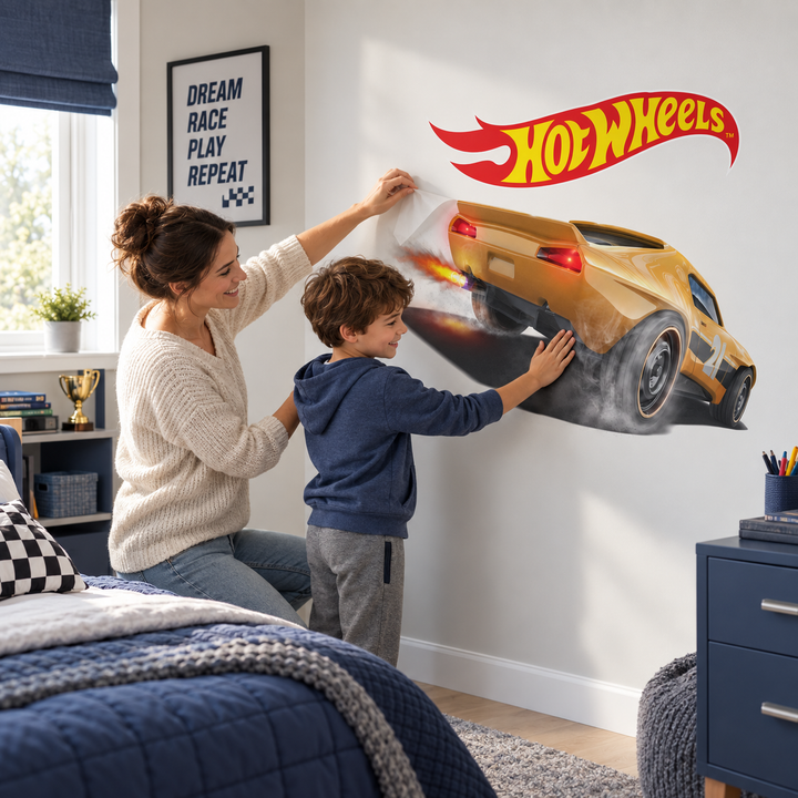 Hot Wheels: Blaze Runner Wall Car Kids Sticker Decal