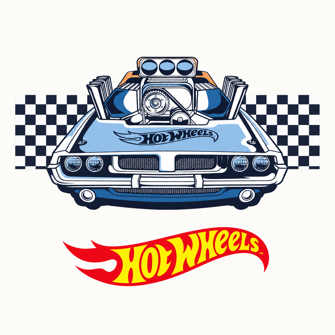 Hot Wheels: Muscle Power Car Wall Decal Sticker Set
