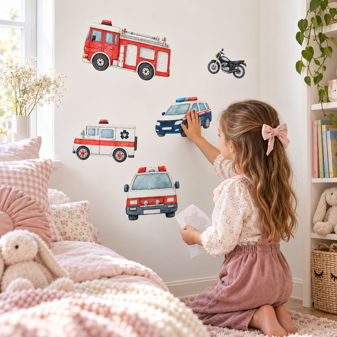 Emergency Vehicle Decal Sticker Pack Set