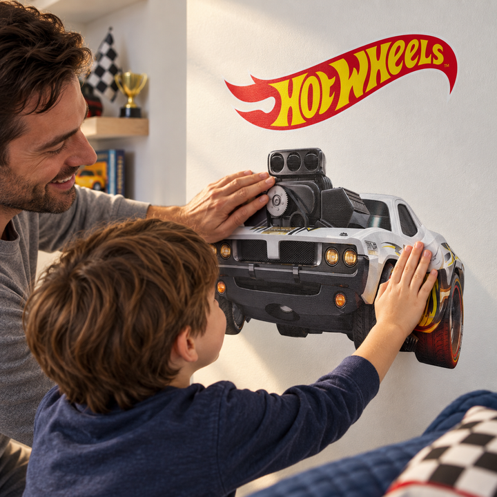 Hot Wheels: Nitro Charger Wall Sticker Kids Car Decal