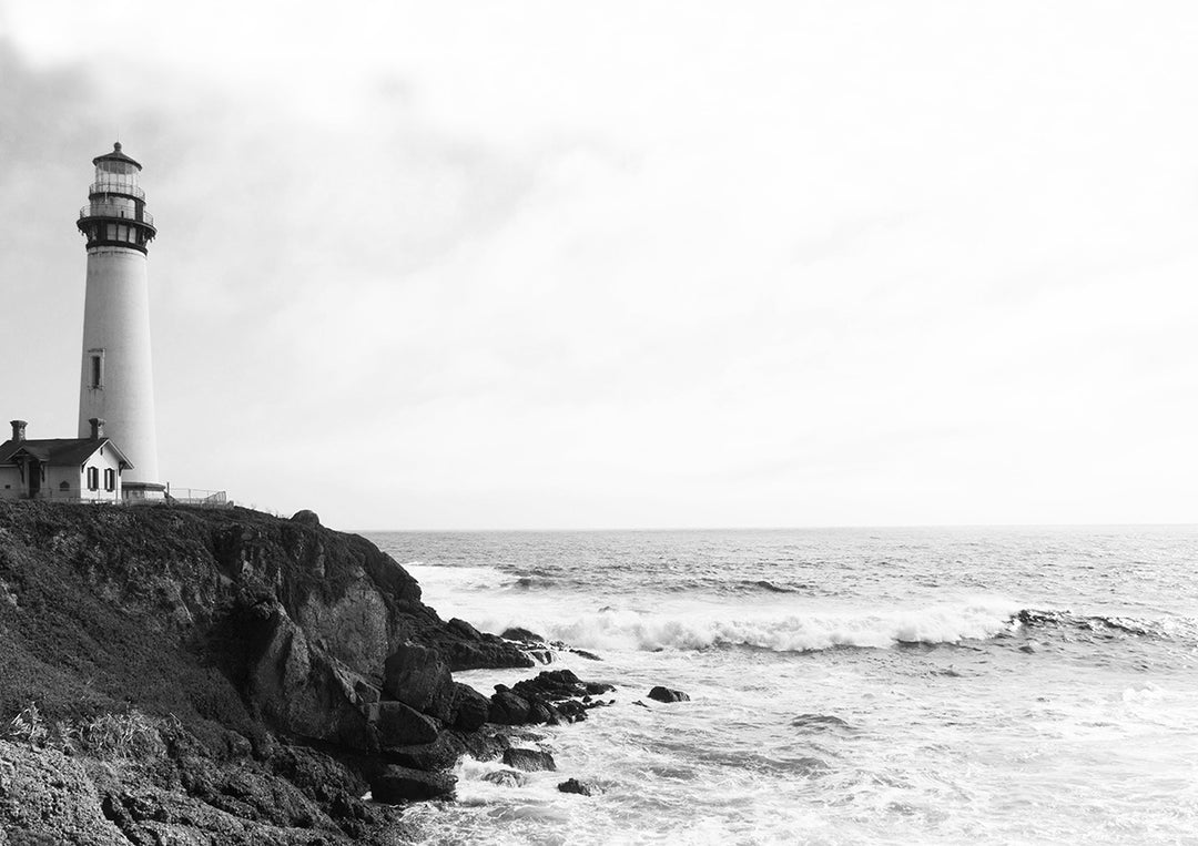 Coastal Lighthouse Photography Wall Art,frame